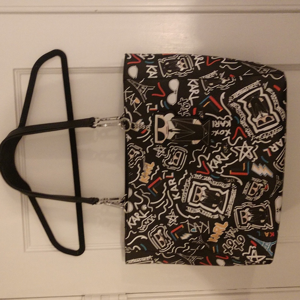 Karl Lagerfeld Adele Paris Graffiti Tote